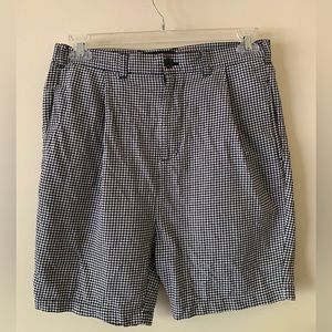 PacSun black and white gingham shorts size 30